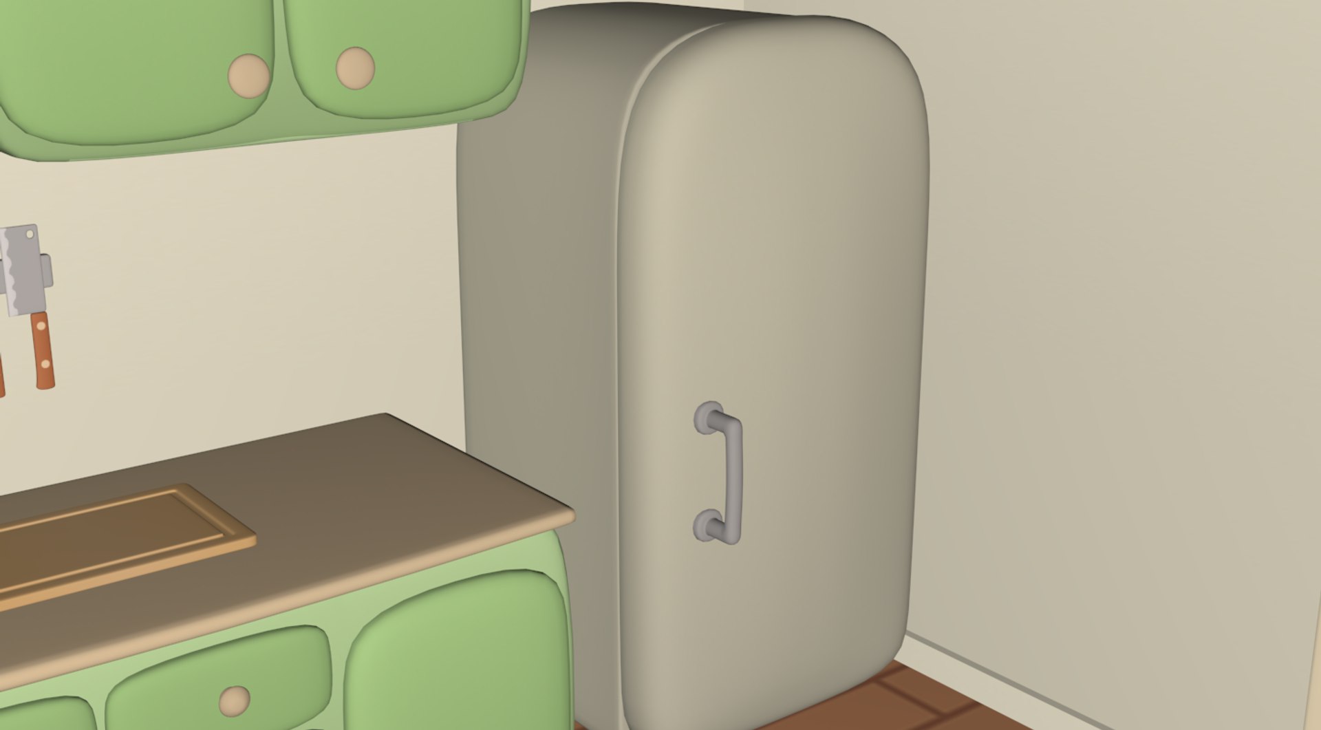 Stylized Kitchen Scene Max