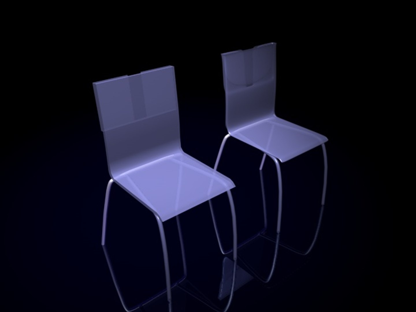 3d designer chair model