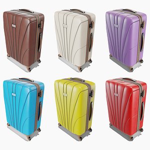 3D Rolling Travel Suitcase Package