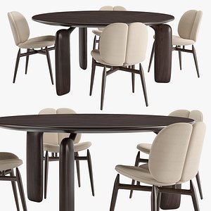 Roche Bobois PULP round dining table set