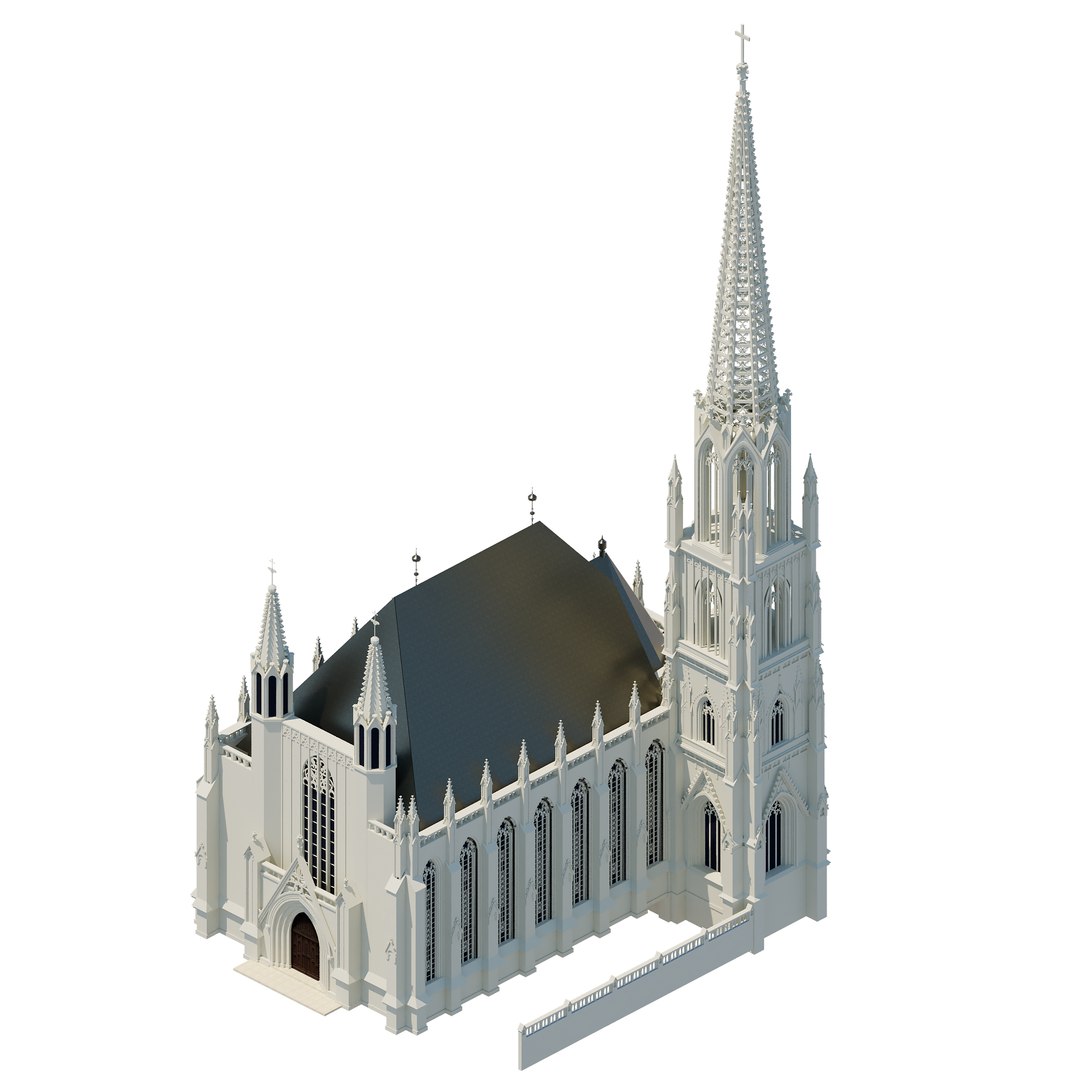 Church 3D - TurboSquid 2251962
