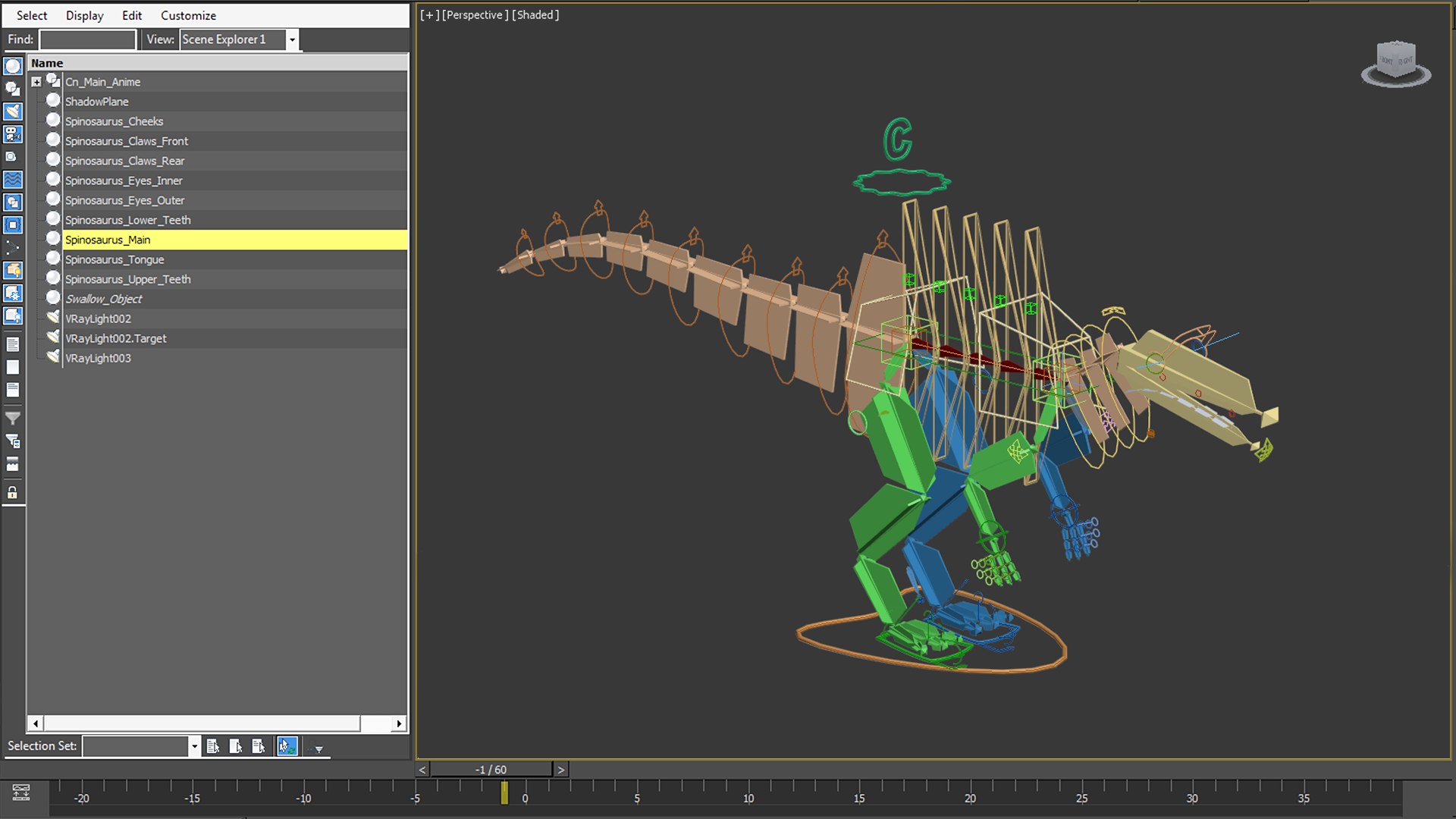 Spinosaurus - Rigged And Animated 3D - TurboSquid 1771162