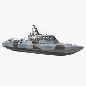 Special Operations Craft Mark V Camo Light 3D model