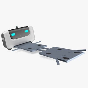 Parking Robot Stan Rigged for Cinema 4D