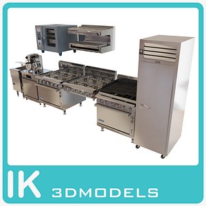 Commercial kitchen technics pack