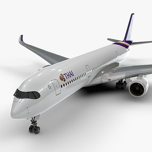 3D a350-900 thai airways l1113