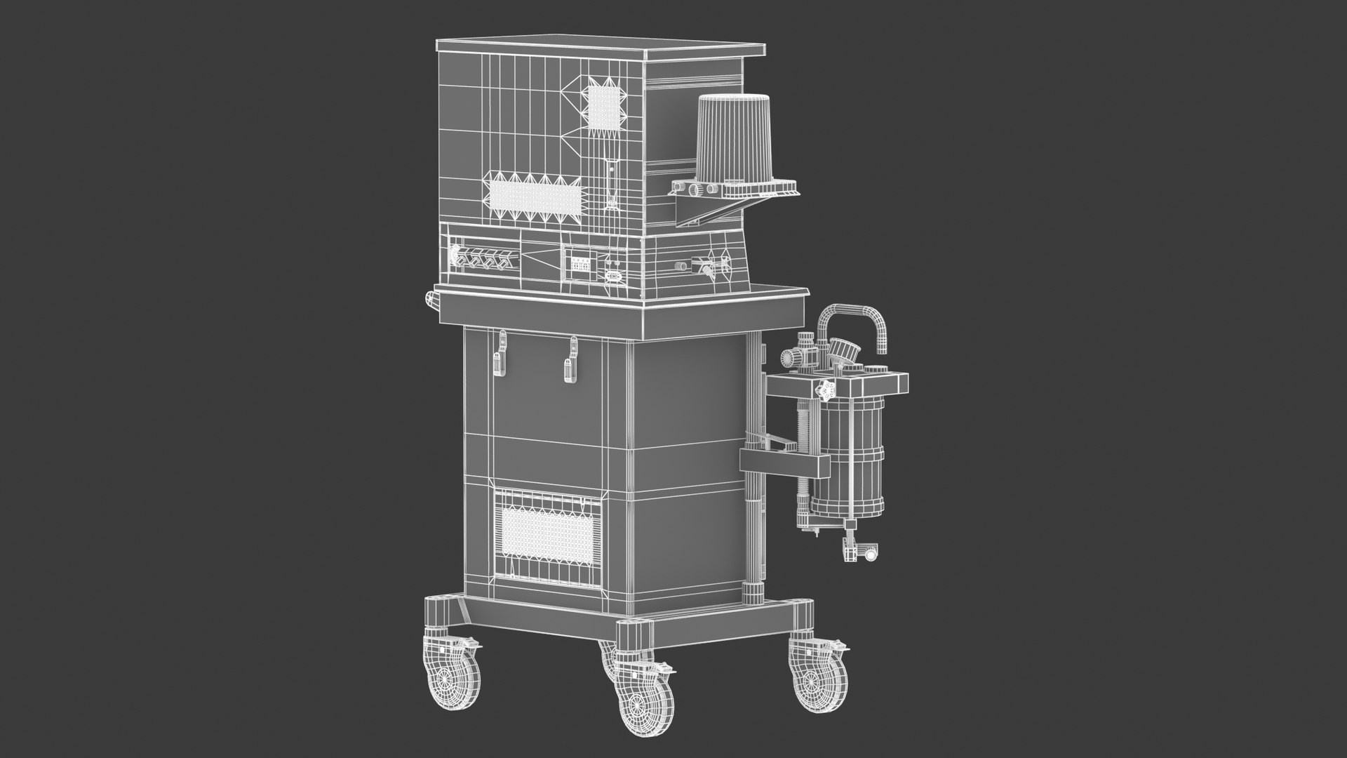 3D Medical Anesthesia Machine Model - TurboSquid 2363399