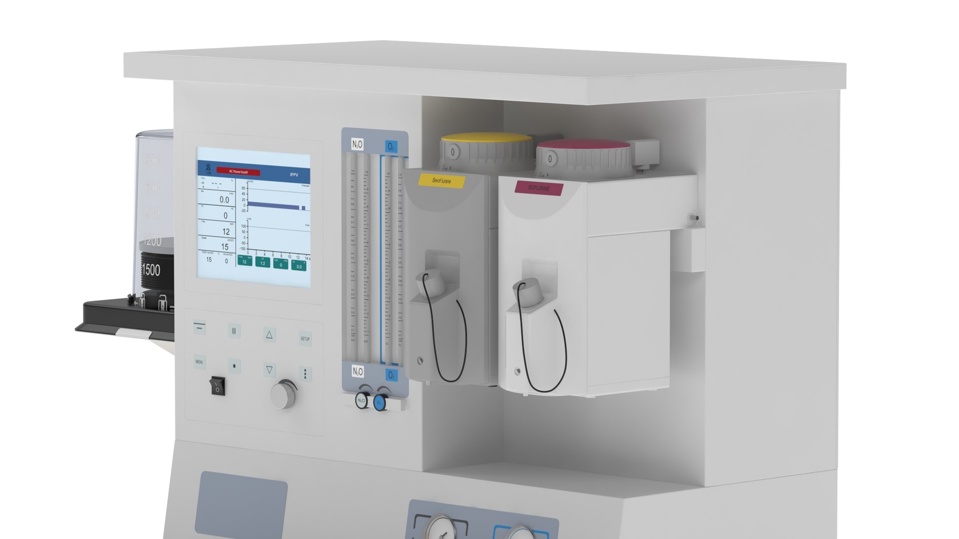 3D Medical Anesthesia Machine Model - TurboSquid 2363399