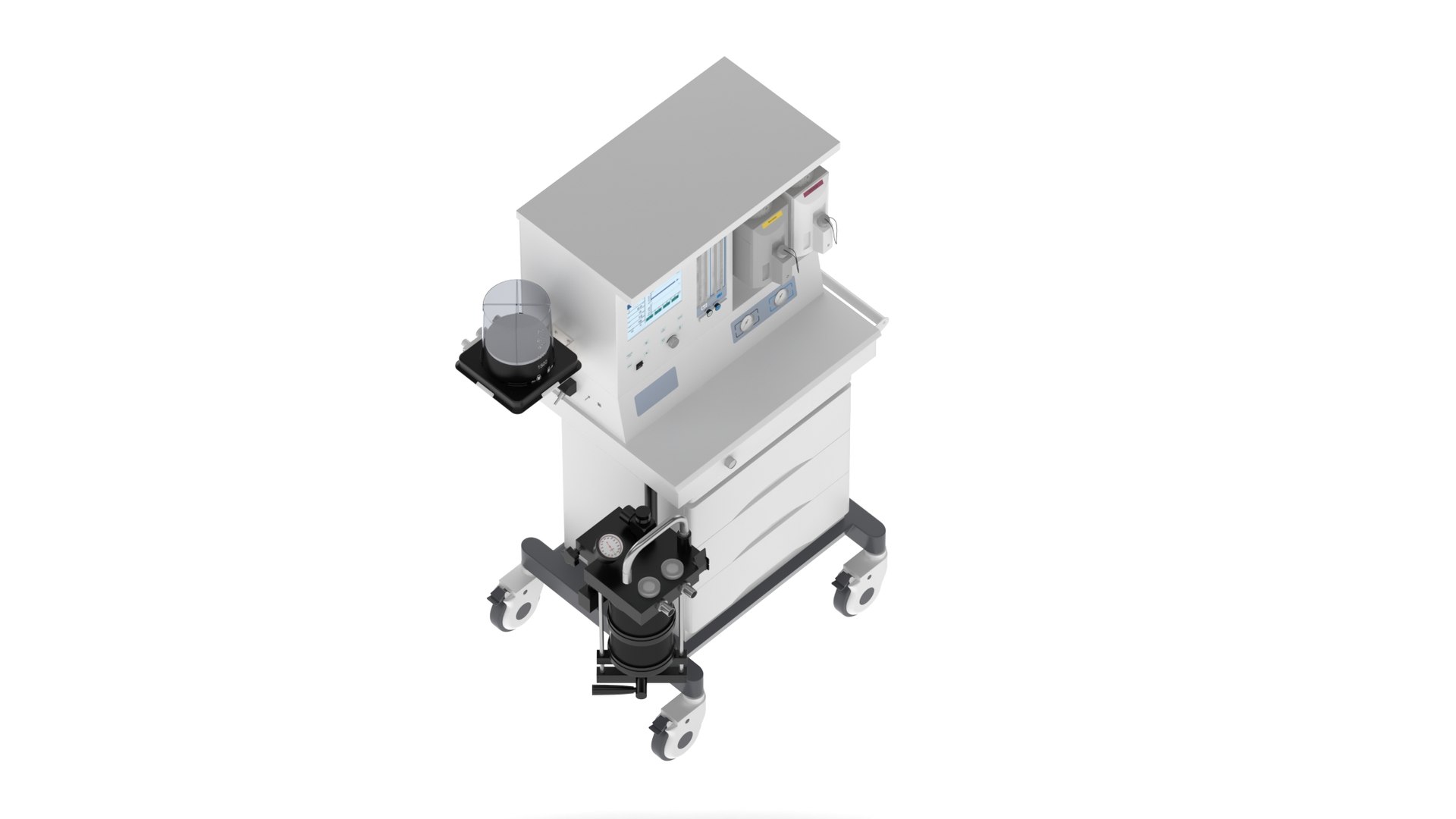 3D Medical Anesthesia Machine Model - TurboSquid 2363399