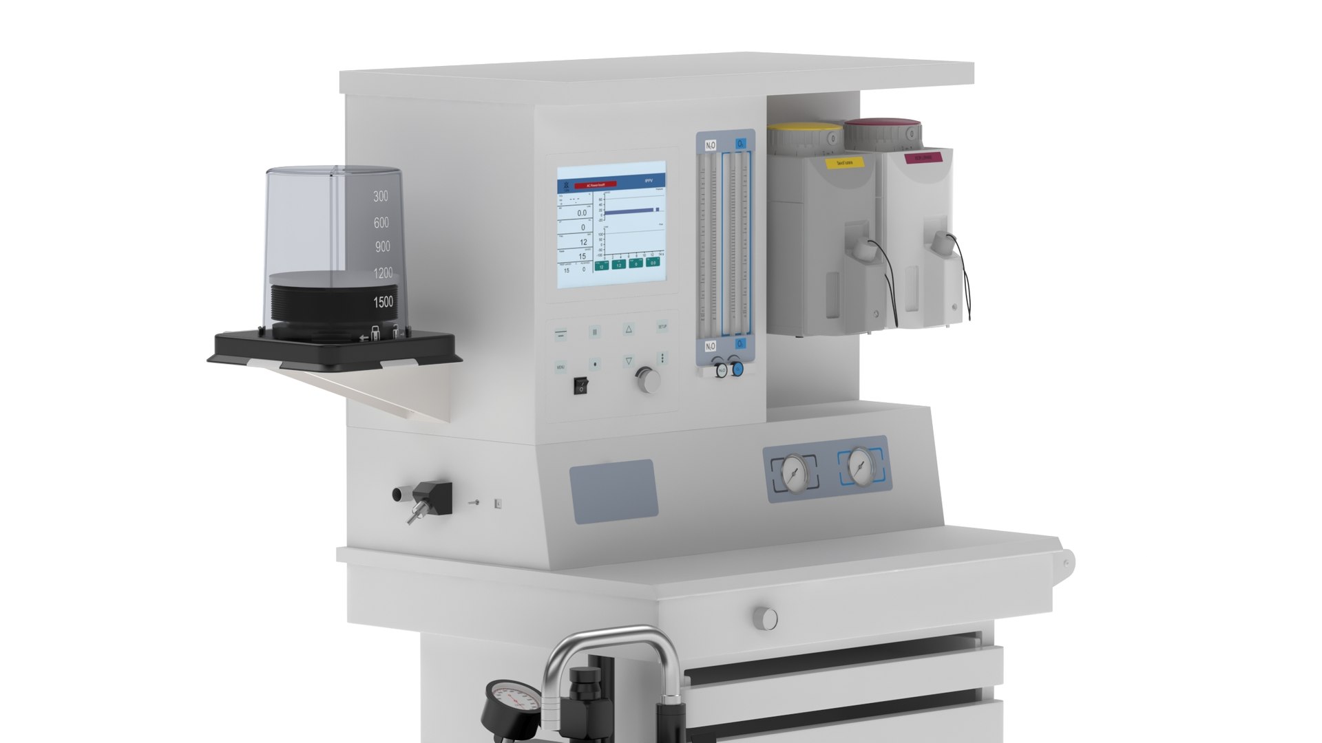 3D Medical Anesthesia Machine Model - TurboSquid 2363399