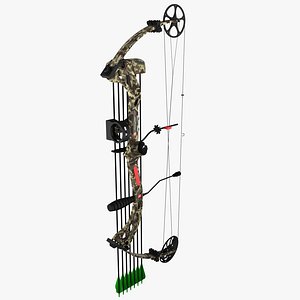 3d model compound bow pse stinger