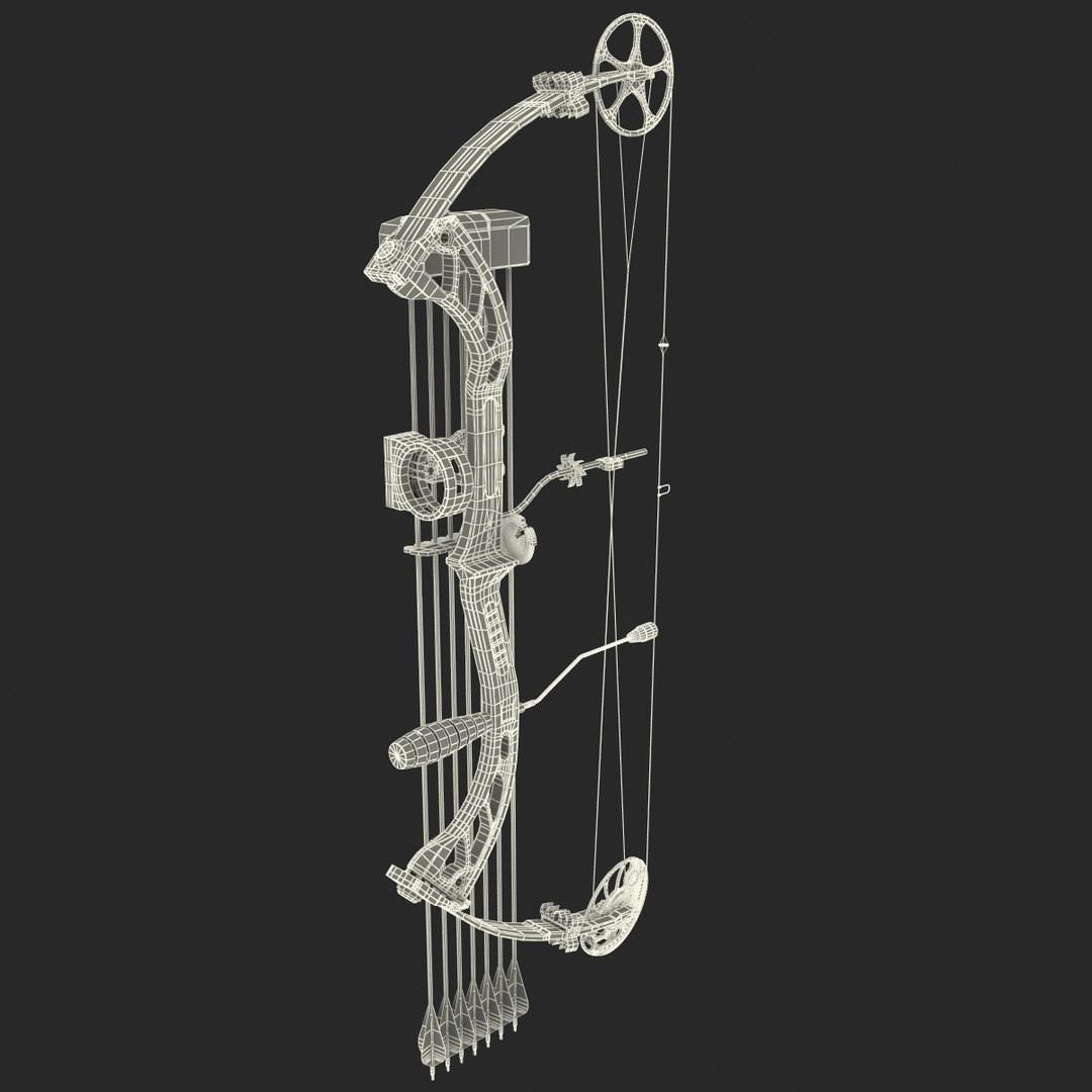 3d model compound bow pse stinger