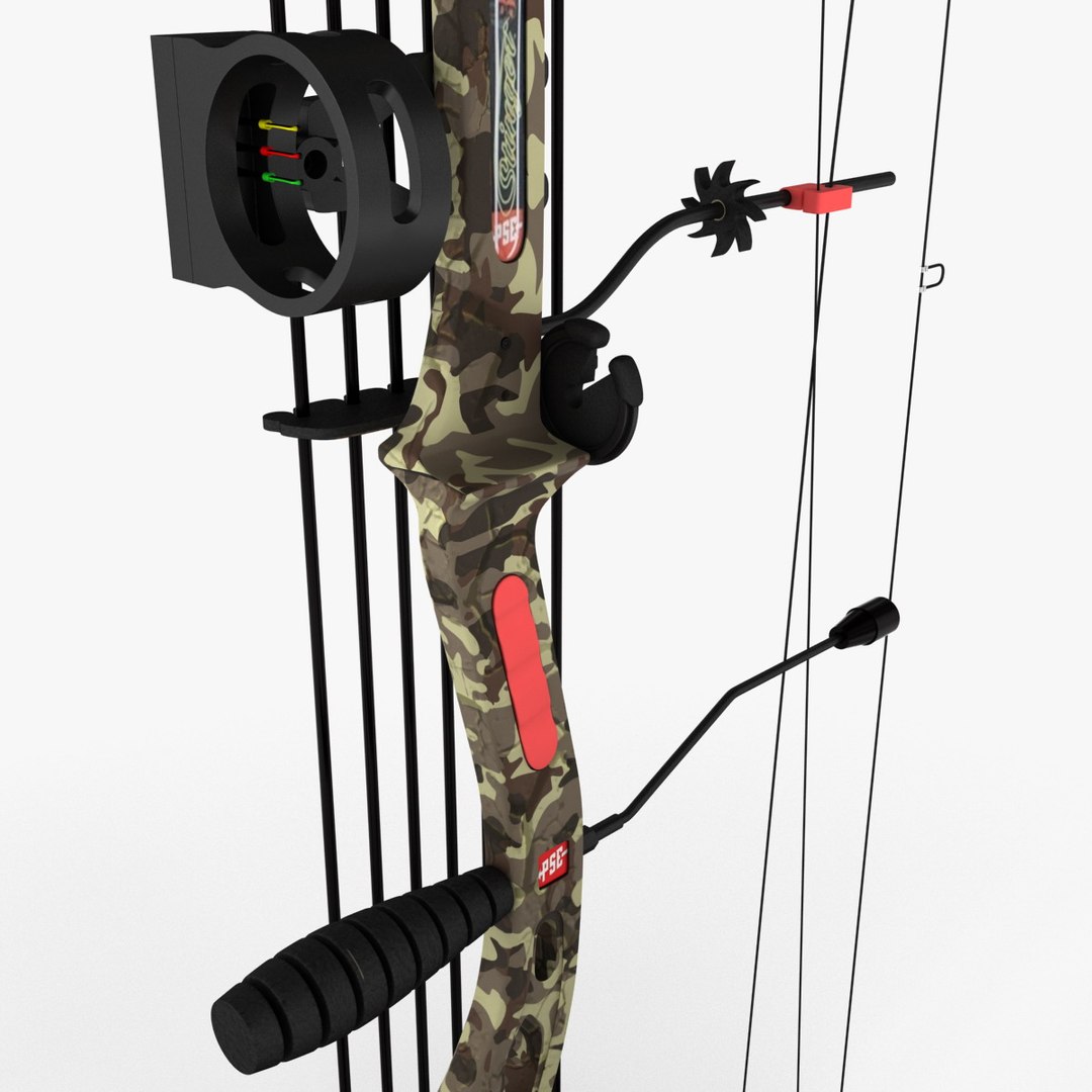 3d model compound bow pse stinger