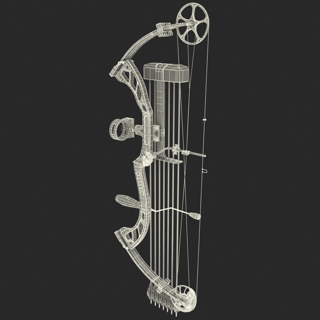 3d model compound bow pse stinger