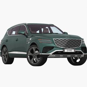 3D model Genesis GV80 2024 With Interior