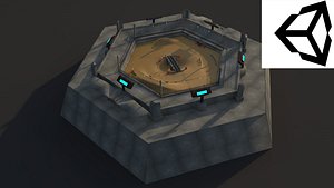 racecourse race 3d model