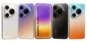 HUAWEI Pura 90s Pro Max All Colors 3D model