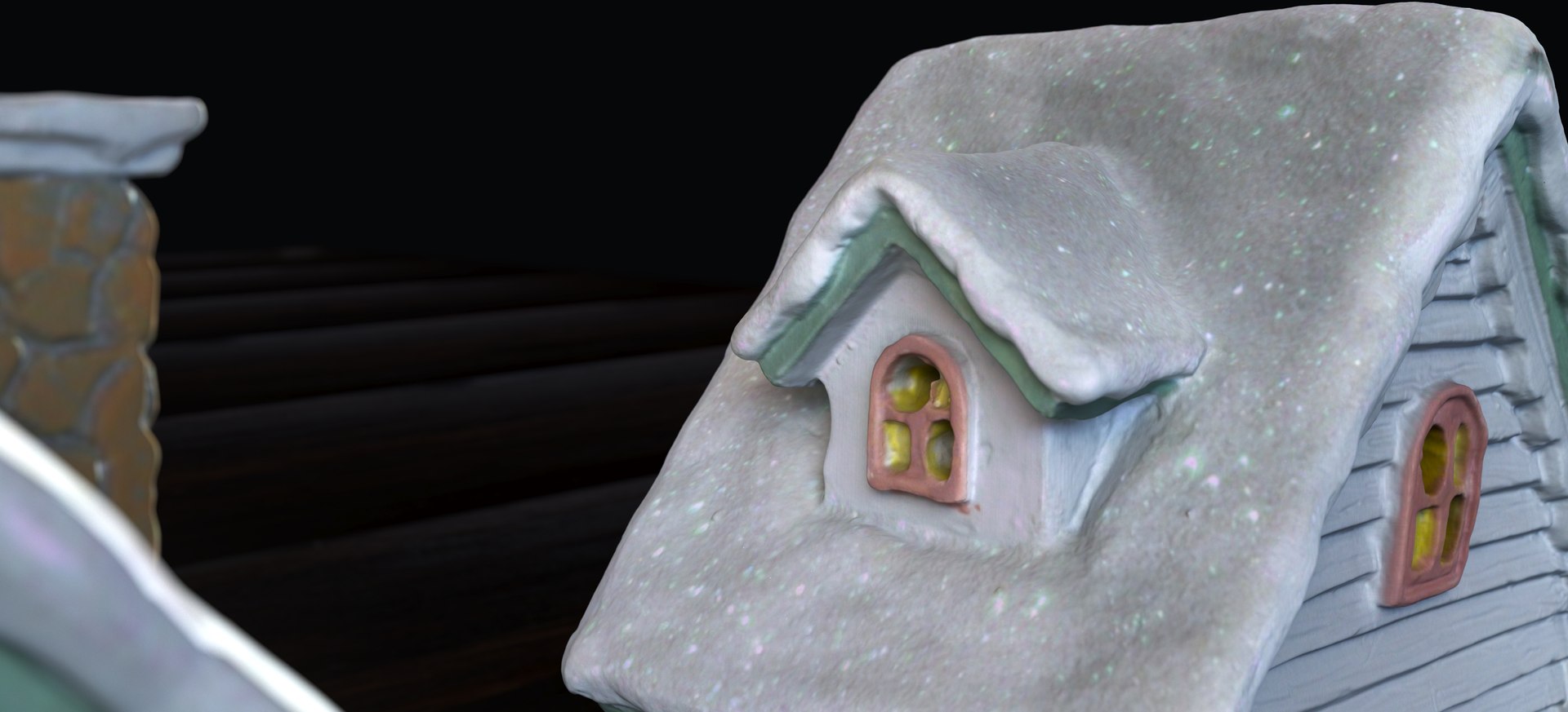 3D White Christmas House 2020 Model - TurboSquid 1519937