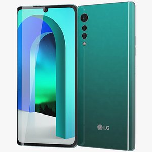 realistic lg velvet aurora 3D model