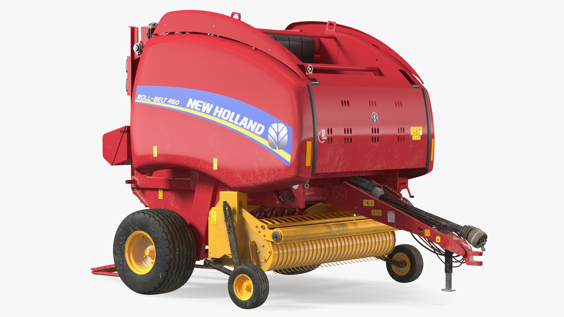 New Holland Roll Belt 460 Dirty 3D model preview