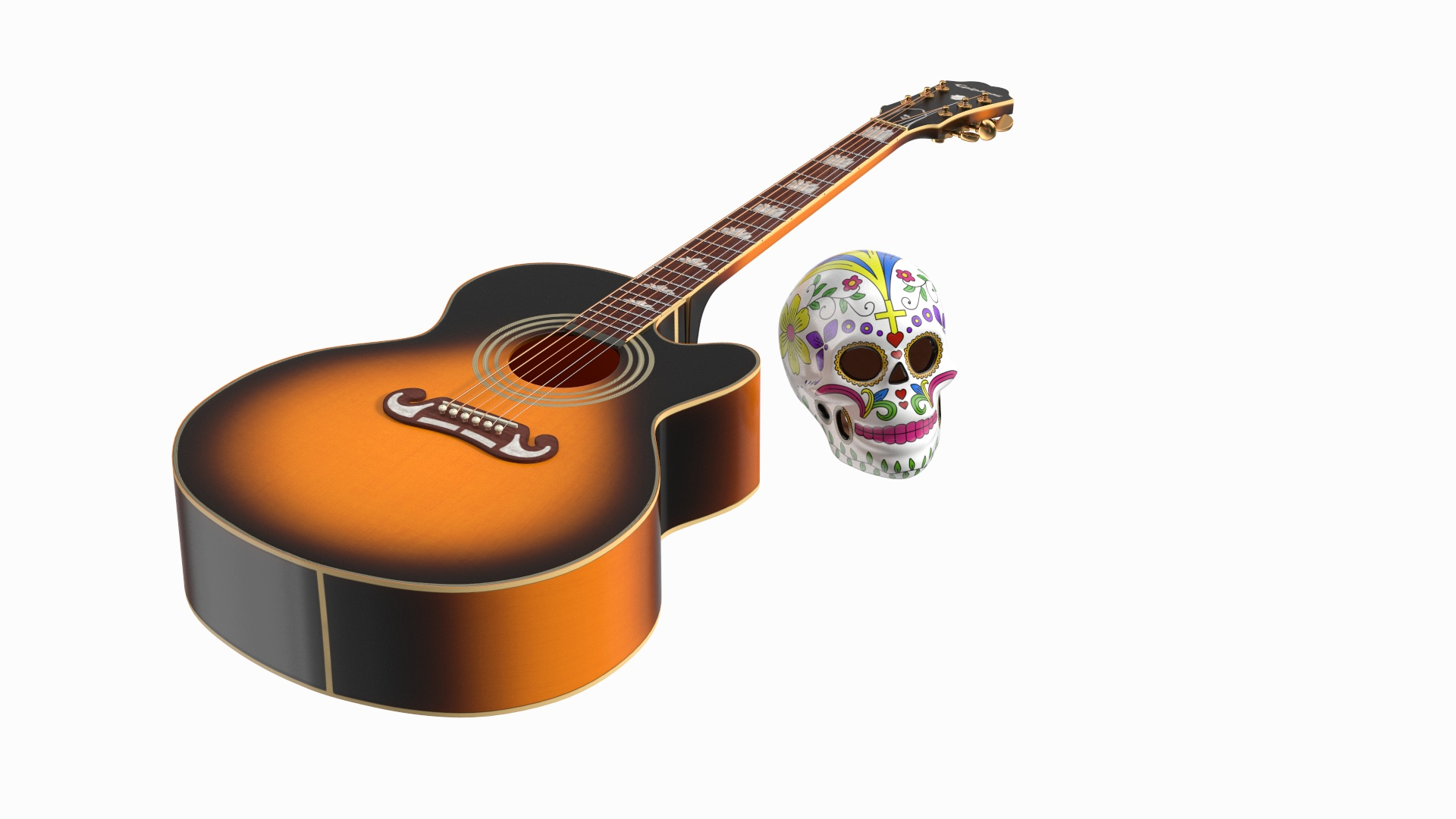 Traditional mexican guitar 2025