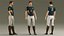 Sede animada del jugador de polo masculino