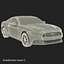 Sports Car Ford Mustang Coupe 2015