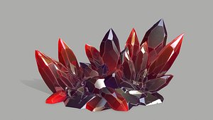 crystal rock 3D model