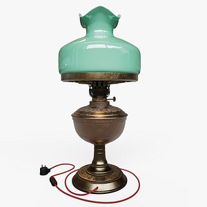 3D model Bronze oil lamp