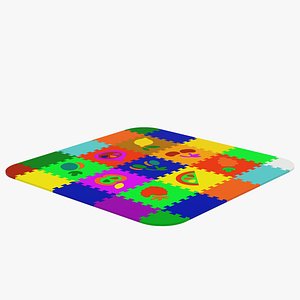 3D children s carpet puzzle