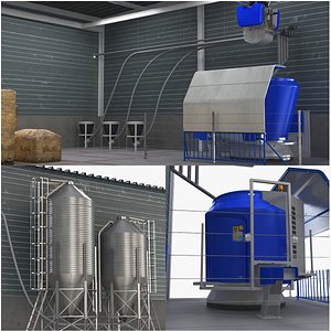 Automatic Farm Feeding System Robot