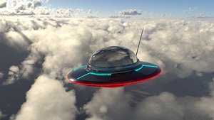 Alien UFO Scout spaceship