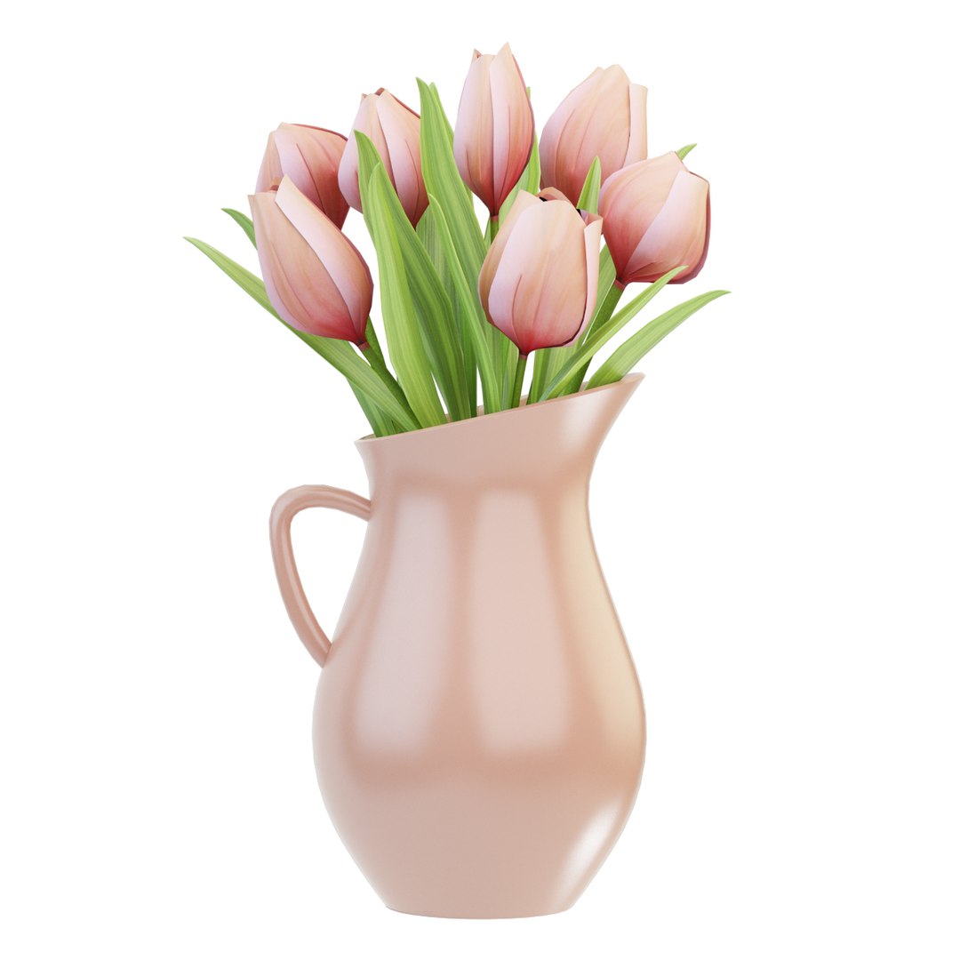 3D tulip vase flower model https://p.turbosquid.com/ts-thumb/KP/J6LX2z/4VVZLyTd/3/jpg/1602153100/1920x1080/fit_q87/a935cc9e2b7b871e494884d78a917482231c82ad/3.jpg