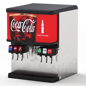 6 Flavor Ice & Beverage Soda Fountain System