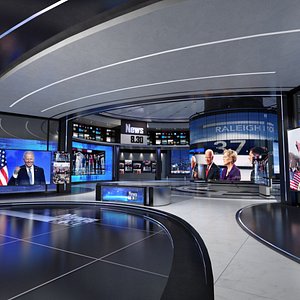 virtual set 3D model