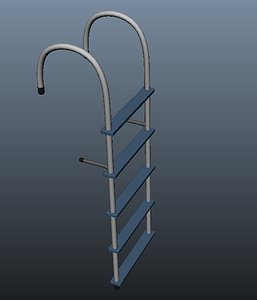 pool ladder 3d model