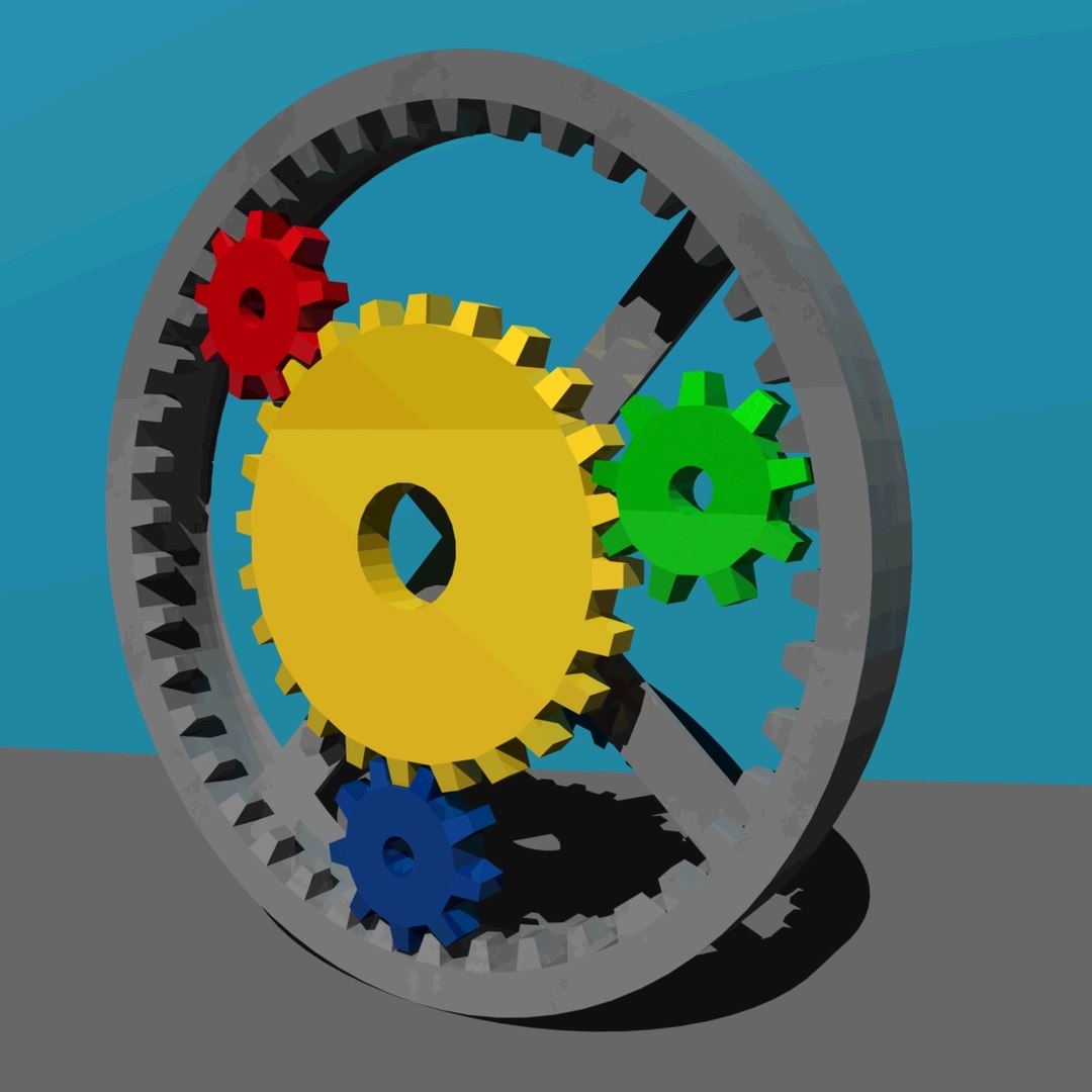 3ds Planetary Gear Set