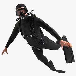Scuba Diver with Gear