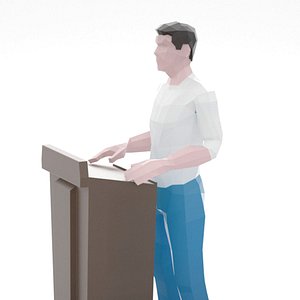 Man at Podium