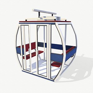 3D Ferris Wheel Cart model