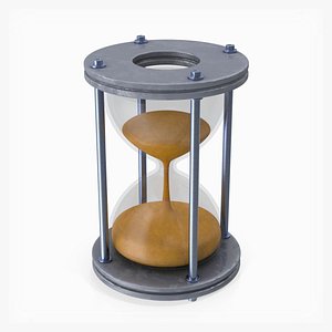 3D Hourglass Cartoon model