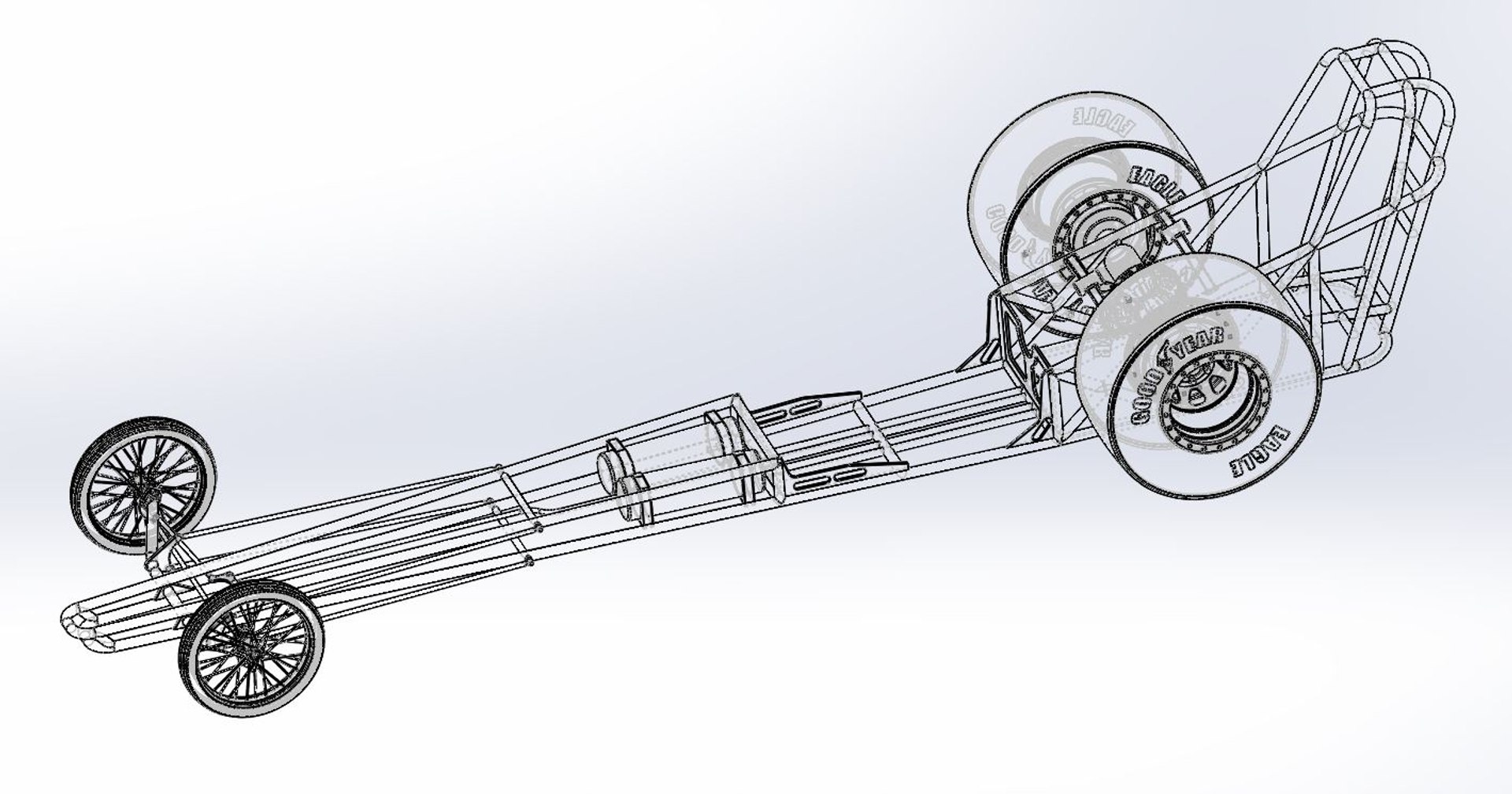 Free Chassis Dragster Drag 3D Model TurboSquid 1540745