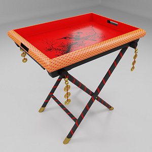 3D oriental tray model