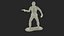 Ensemble de soldat jouet en plastique vert vintage