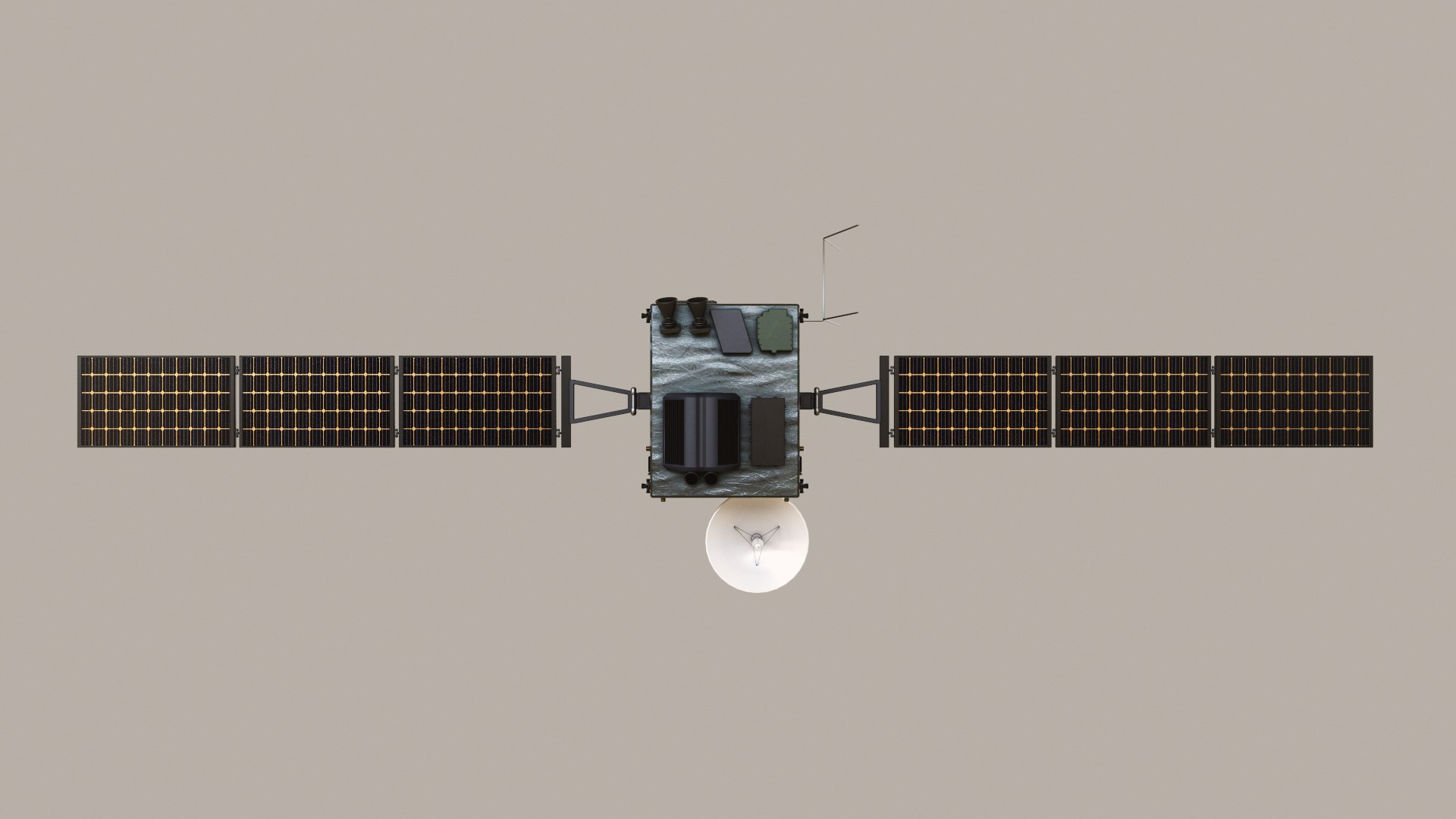 Surveillance Satellite 3D Model - TurboSquid 1924770