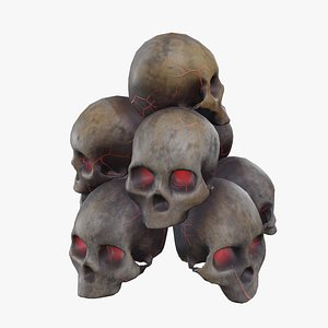 Stylized Skull Piles