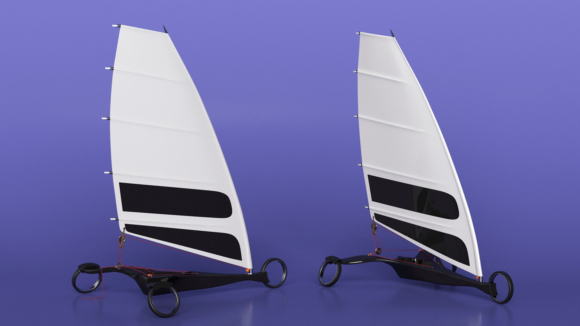 3D Land Sand Yacht Albatros Rigged - TurboSquid 2217921
