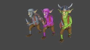 games goblin character 3D