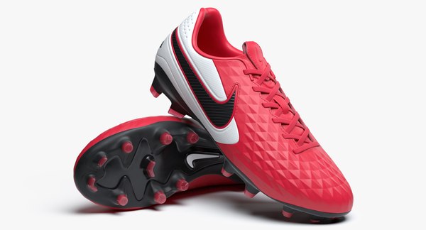 modelo Botas de fútbol Nike Tiempo Legend VIII rojo - TurboSquid 1782061