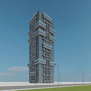 3d model of new skyscraper 05